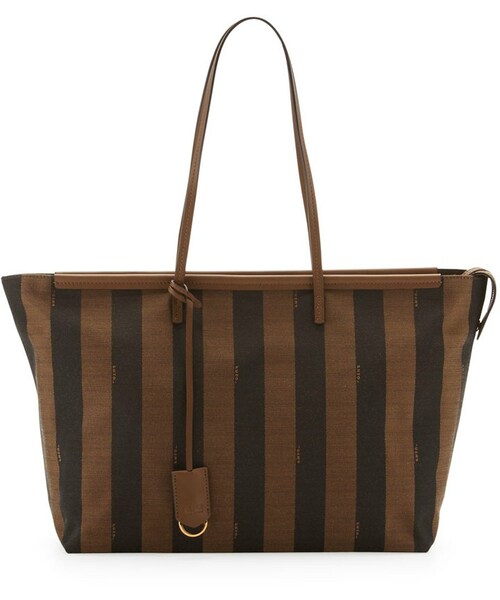 fendi pequin striped tote