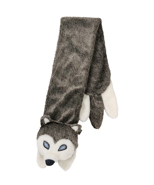 Ne-net（ネネット）の「ハスキーこもの / マフラー（ファッション雑貨・レディース・brown/gray・-）」の2枚目の写真