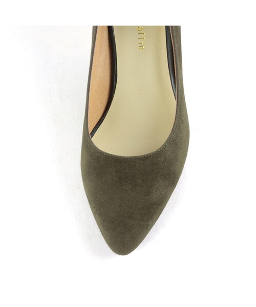 ORiental TRaffic（オリエンタルトラフィック）の「ポインテッドベロアパンプス（シューズ・レディース・ブラック/キャメル/カーキ/レッド・34/35/36/37/38/39/40/41/42）」の9枚目の写真