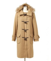 DRWCYS | ファー付ロングダッフルコート(ダッフルコート)