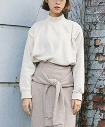 DHOLIC | フリース素材オーバーサイズハイネックプルオーバー(Tシャツ/カットソー)