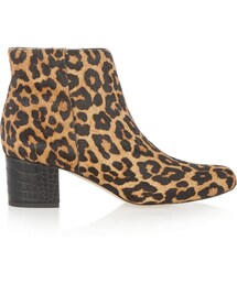 Sam Edelman | Sam Edelman Edith Leopard-Print Calf Hair Ankle Boots(ブーツ)