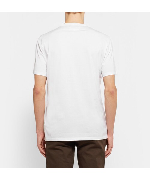 Maison Margiela（メゾンマルジェラ）の「Maison Margiela Painted Cotton-Jersey T-Shirt（Tシャツ/カットソー・メンズ・White・IT 44/IT 46/IT 48/IT 50/IT 52/IT 54）」の5枚目の写真