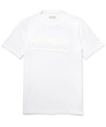 Maison Margiela | Maison Margiela Painted Cotton-Jersey T-Shirt(Tシャツ/カットソー)