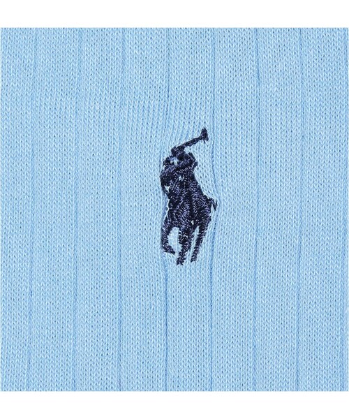 POLO RALPH LAUREN(ポロ ラルフ ローレン)の「Polo Ralph Lauren Ribbed Cotton-Blend Socks(ソックス/靴下・メンズ・Blue・EU 39/42/EU 43/46)」の3枚目の写真