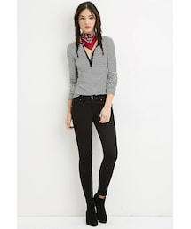 FOREVER 21 | FOREVER 21 Mid-Rise Skinny Ankle Jeans(デニムパンツ)