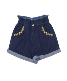 EVRIS | エンブロイダリータックデニムショートパンツ(パンツ)