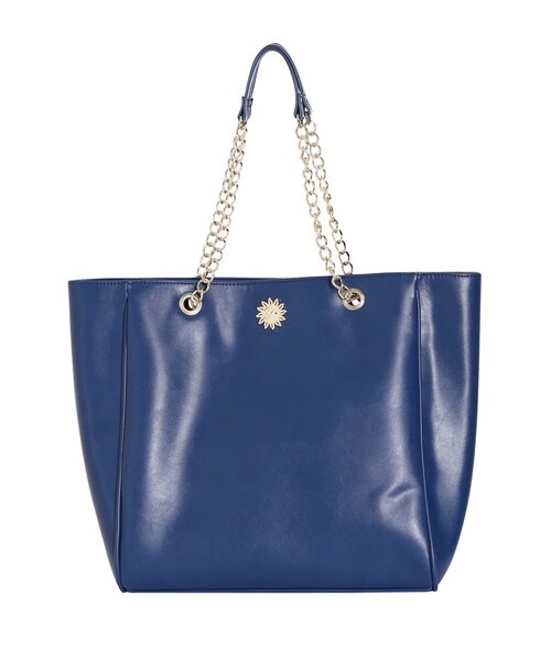 EVRIS（エヴリス）の「フェイクレザートートBAG（バッグ・レディース・ブラック/ボルドー/ブルー/ベージュ・F）」の3枚目の写真