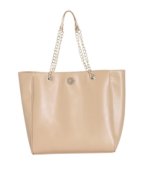 EVRIS（エヴリス）の「フェイクレザートートBAG（バッグ・レディース・ブラック/ボルドー/ブルー/ベージュ・F）」の2枚目の写真