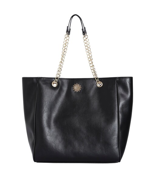 EVRIS（エヴリス）の「フェイクレザートートBAG（バッグ・レディース・ブラック/ボルドー/ブルー/ベージュ・F）」の6枚目の写真