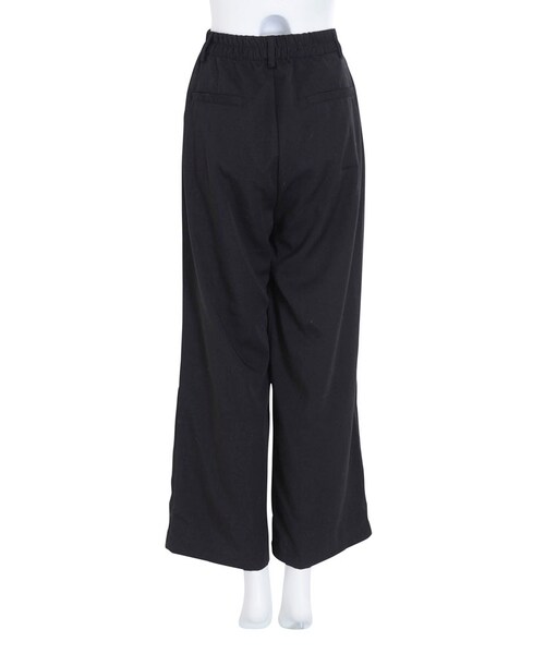 EVRIS（エヴリス）の「T/Rワイドパンツ（パンツ・レディース・グレー/ブラック/ベージュ・F）」の8枚目の写真