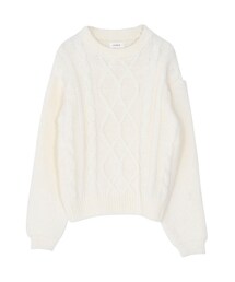 EVRIS | クルーネックケーブルニットTOPS(トップス)