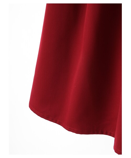 earth music&ecology(アースミュージックアンドエコロジー)の「タックガウチョパンツ(パンツ・ブラック/ボルドー/キャメル/カーキ・F)」の8枚目の写真