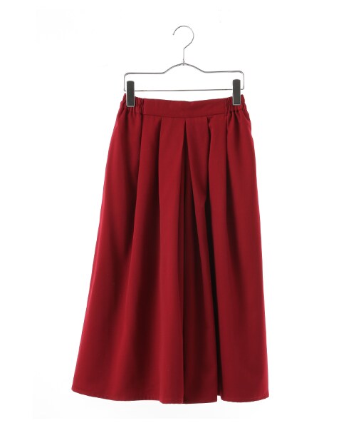 earth music&ecology(アースミュージックアンドエコロジー)の「タックガウチョパンツ(パンツ・ブラック/ボルドー/キャメル/カーキ・F)」の5枚目の写真