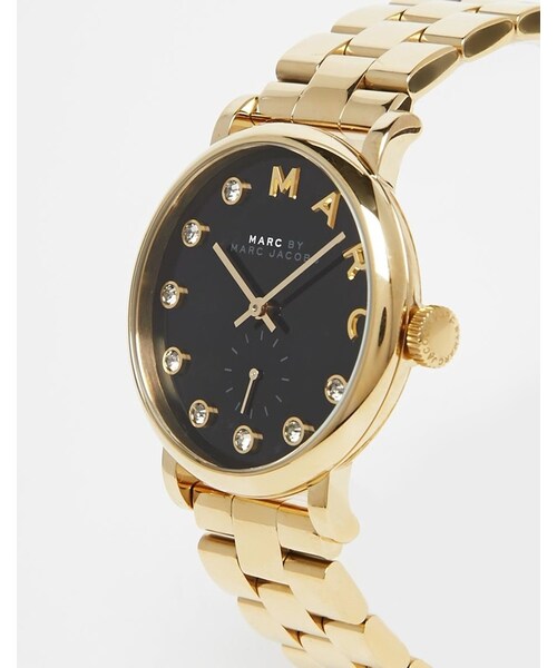 Marc by Marc Jacobs(マークバイマークジェイコブス)の「Marc By Marc Jacobs Gold Baxter Dexter MBM3421 Watch(アナログ腕時計・レディース・Gold・One Size)」の2枚目の写真