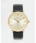 Marc by Marc Jacobs | Marc By Marc Jacobs Dexter Black Leather Strap MBM1399 Watch(非智能手錶)