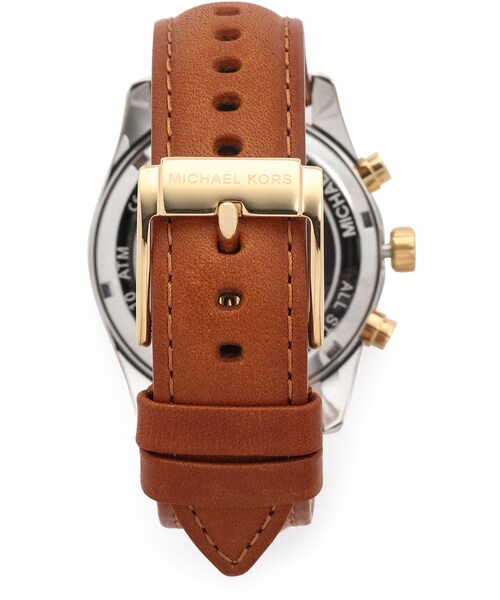 MICHAEL KORS（マイケルコース）の「Michael Kors Lexington Watch（アナログ腕時計・レディース・Brown・One Size）」の2枚目の写真