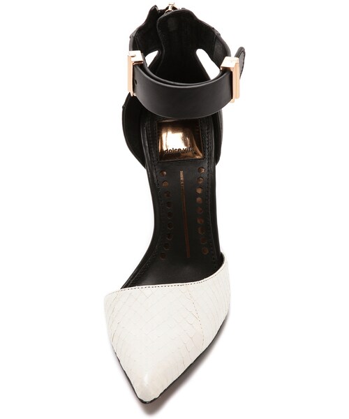 Dolce Vita（ドルチェヴィータ）の「Dolce Vita Kana Snakeskin Pumps（パンプス・レディース・White・9）」の2枚目の写真