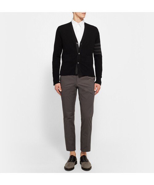 THOM BROWNE（トムブラウン）の「Thom Browne Slim-Fit Button-Down Collar Cotton Oxford Shirt（シャツ/ブラウス・メンズ・White・0/1/2/3/4/5）」の2枚目の写真