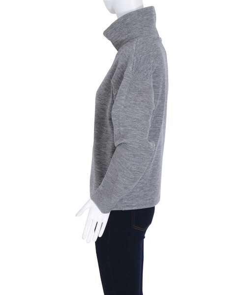 EMODA(エモダ)の「W FACE TURTLEトップス(トップス・レディース・ホワイト/グレー/ブラック/ベージュ・F)」の7枚目の写真