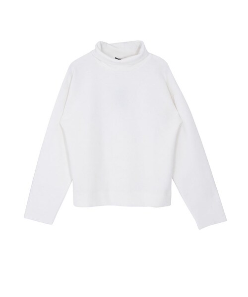 EMODA(エモダ)の「W FACE TURTLEトップス(トップス・レディース・ホワイト/グレー/ブラック/ベージュ・F)」の1枚目の写真