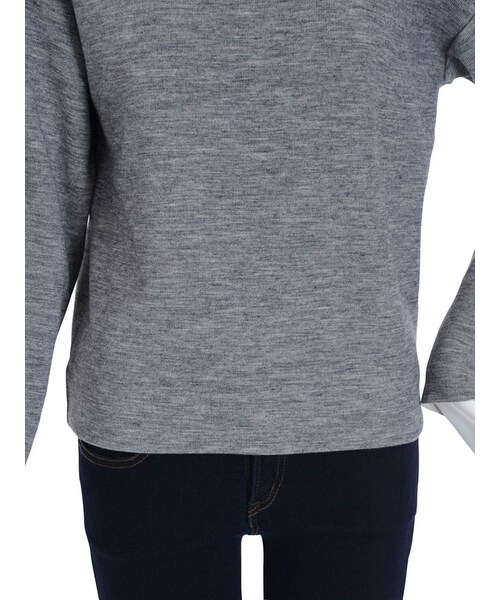 EMODA(エモダ)の「W FACE TURTLEトップス(トップス・レディース・ホワイト/グレー/ブラック/ベージュ・F)」の10枚目の写真