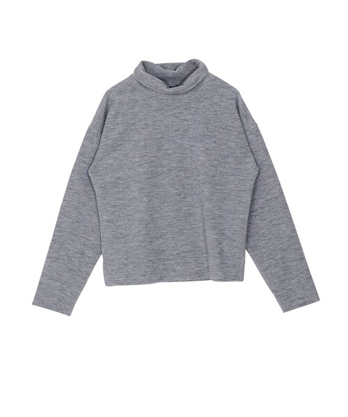 EMODA(エモダ)の「W FACE TURTLEトップス(トップス・レディース・ホワイト/グレー/ブラック/ベージュ・F)」の3枚目の写真