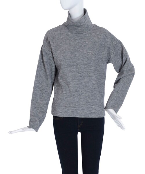 EMODA(エモダ)の「W FACE TURTLEトップス(トップス・レディース・ホワイト/グレー/ブラック/ベージュ・F)」の6枚目の写真