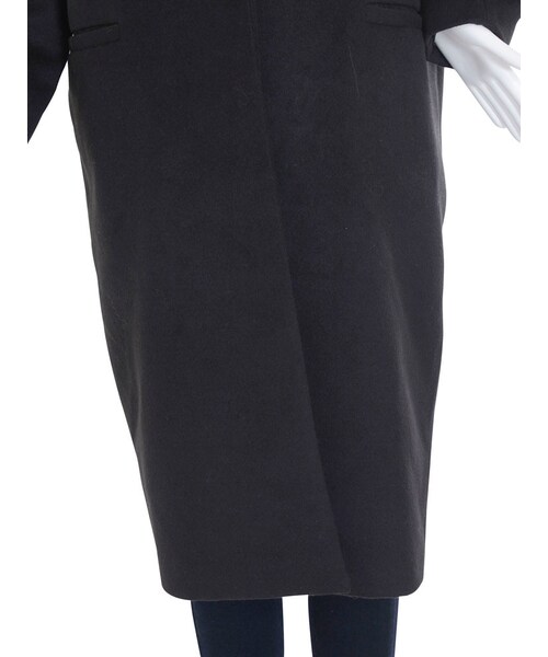 EMODA（エモダ）の「ラグランシングルコート（ジャケット/アウター・レディース・グレー/ブラック/ベージュ・F）」の13枚目の写真