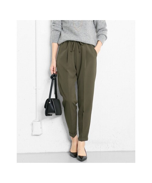 URBAN RESEARCH DOORS（アーバンリサーチドアーズ）の「ストレッチテーパードイージーパンツ（パンツ・レディース・KHAKI/NAVY/BLACK・36/38）」の5枚目の写真