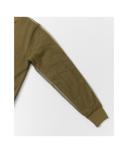 KBF（ケイビーエフ）の「チュールニット（トップス・レディース・KHAKI/TOPGRAY/BLACK・one）」の11枚目の写真