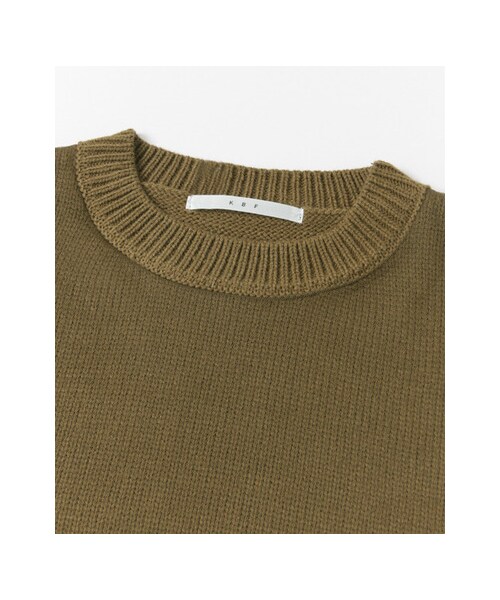 KBF（ケイビーエフ）の「チュールニット（トップス・レディース・KHAKI/TOPGRAY/BLACK・one）」の10枚目の写真