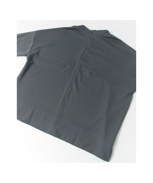 KBF（ケイビーエフ）の「KBF+ スタンドカラーワイドトップス（トップス・レディース・CHARCOAL/KHAKI/BLACK・one）」の15枚目の写真