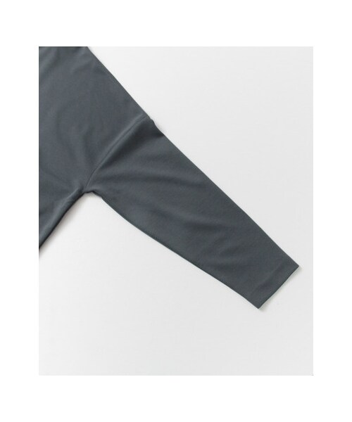 KBF（ケイビーエフ）の「KBF+ スタンドカラーワイドトップス（トップス・レディース・CHARCOAL/KHAKI/BLACK・one）」の11枚目の写真