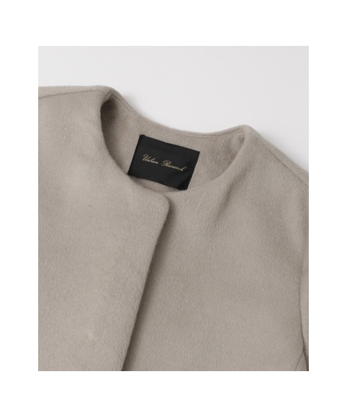 URBAN RESEARCH（アーバンリサーチ）の「ノーカラーコクーンコート（ジャケット/アウター・レディース・BLACK/GREGE・36/38）」の10枚目の写真