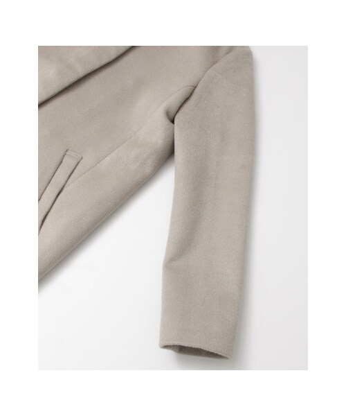 URBAN RESEARCH（アーバンリサーチ）の「ノーカラーコクーンコート（ジャケット/アウター・レディース・BLACK/GREGE・36/38）」の11枚目の写真