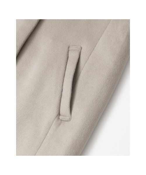 URBAN RESEARCH（アーバンリサーチ）の「ノーカラーコクーンコート（ジャケット/アウター・レディース・BLACK/GREGE・36/38）」の12枚目の写真