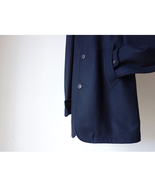 FIDELITY（フィデリティ）の「【完売御礼】FIDELITY フィデリティ WOOL MELTON SINGLE PEA COAT ウールメルトン シングル ピーコート NVY ネイビー（ピーコート・メンズ・その他）」の9枚目の写真