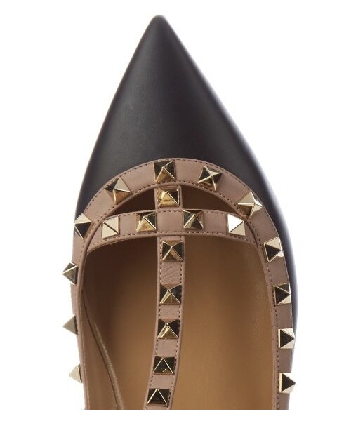 VALENTINO（ヴァレンティノ）の「Valentino Rockstud leather flats（シューズ・レディース・N/a・35 EU/IT/35.5 EU/IT/36 EU/IT/36.5 EU/IT/37 EU/IT/37.5 EU/IT/38 EU/IT/38.5 EU/IT/39 EU/IT/39.5 EU/IT/40 EU/IT/40.5 EU/IT/41 EU/IT）」の2枚目の写真