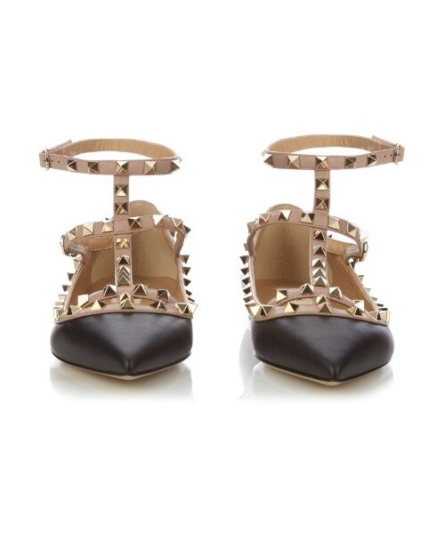 VALENTINO（ヴァレンティノ）の「Valentino Rockstud leather flats（シューズ・レディース・N/a・35 EU/IT/35.5 EU/IT/36 EU/IT/36.5 EU/IT/37 EU/IT/37.5 EU/IT/38 EU/IT/38.5 EU/IT/39 EU/IT/39.5 EU/IT/40 EU/IT/40.5 EU/IT/41 EU/IT）」の4枚目の写真