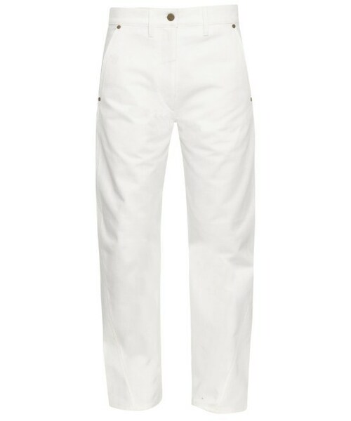 パンツ lemaire wide leg denim pants LEMAIRE（ルメール）の「Lemaire Wide straight-leg cropped jeans