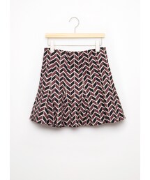 gracegift | 韓國幾何印花傘裙(スカート)