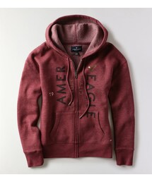 American Eagle | AEOスウェットフルジップフーディー(パーカー)