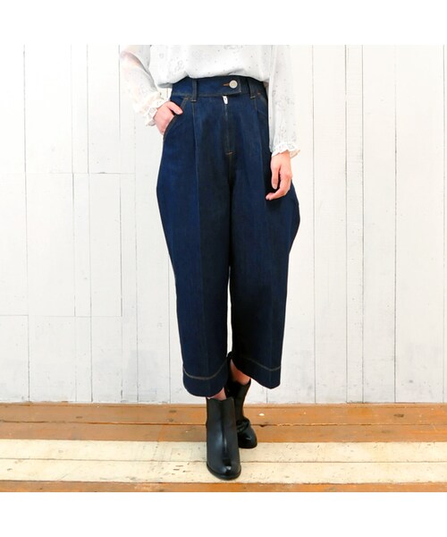 flower(フラワー)の「perfect denim pants ~パーフェクトデニムパンツ(その他・レディース・Navy(ネイビー)/Blue(ブルー)・S/M)」の1枚目の写真