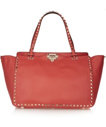 VALENTINO | Valentino The Rockstud Medium Leather Trapeze Bag(トートバッグ)