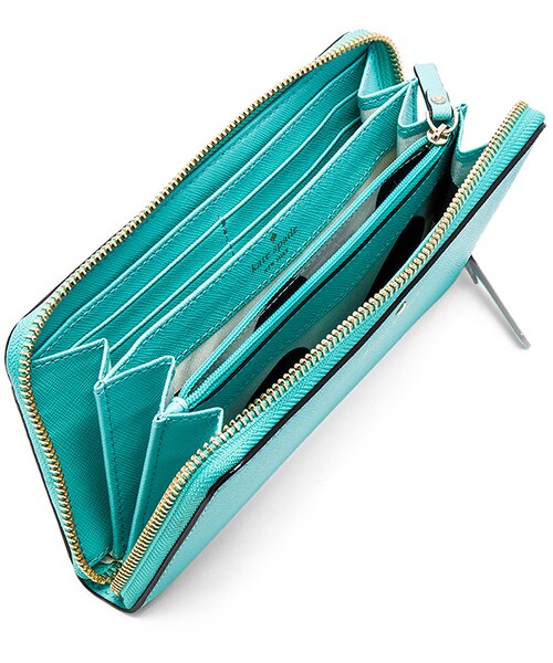 kate spade new york（ケイトスペード ニューヨーク）の「kate spade new york Lacey Wallet（財布・レディース・Green・one size）」の3枚目の写真