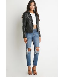 FOREVER 21 | FOREVER 21 Destroyed Boyfriend Jeans(デニムパンツ)
