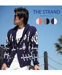 THE STRAND | ネイティブ柄ショールカラーカーディガン(カーディガン/ボレロ)