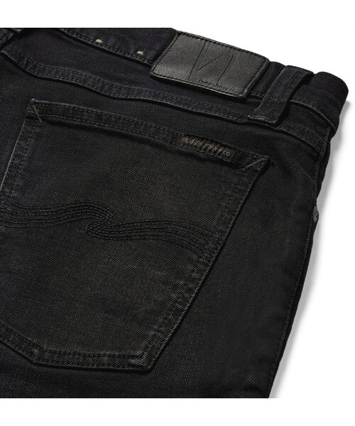 Nudie Jeans（ヌーディージーンズ）の「Nudie Jeans Tight Long John Skinny-Fit Coated Organic Stretch-Denim Jeans（デニムパンツ・メンズ・Black・28W 32L/30W 32L/31W 32L/32W 32L/33W 32L/34W 32L/36W 32L/38W 32L/33W 34L/34W 34L/36W 34L/38W 34L）」の6枚目の写真