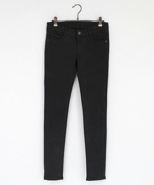 DHOLIC（ディーホリック）の「裏起毛ベーシックスキニーパンツ（その他パンツ・レディース・カーキ/ブラック/ホワイト/ブラックグレー/ワイン・25/26/27/28/29/30）」の4枚目の写真